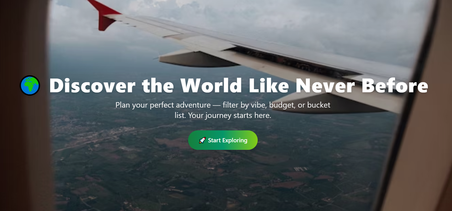 Travel Destination Explorer Screenshot
